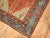 Red Antique Persian Heriz Rug - 4'1" x 5'2" For Sale - Image 8 of 8