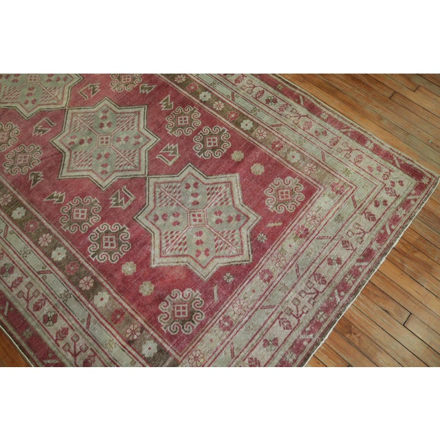 Late 20th Century Crimson Red Central Asian Rug For Sale - Image 18 of 18
