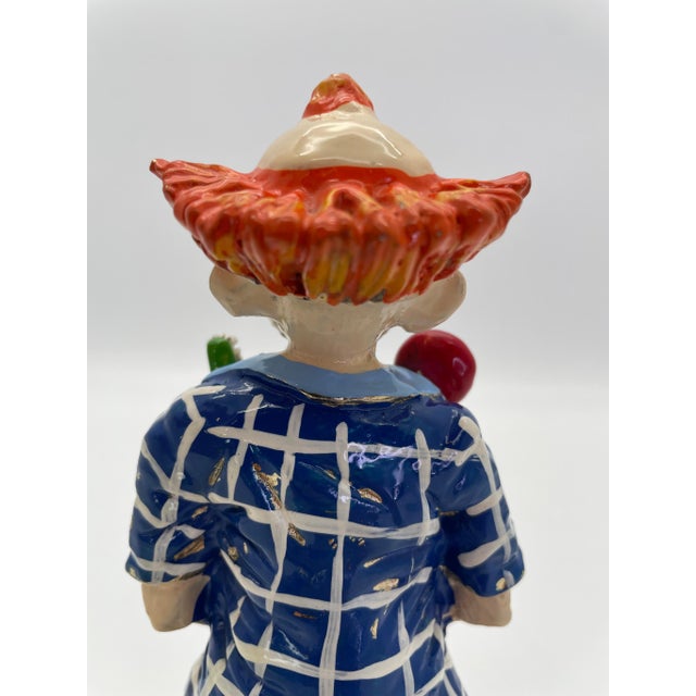 Blue Signed 1984 Ron Lee Dentist Clown Sculpture With 24k Gold-Plated Accents on Natural Onyx Base For Sale - Image 8 of 9