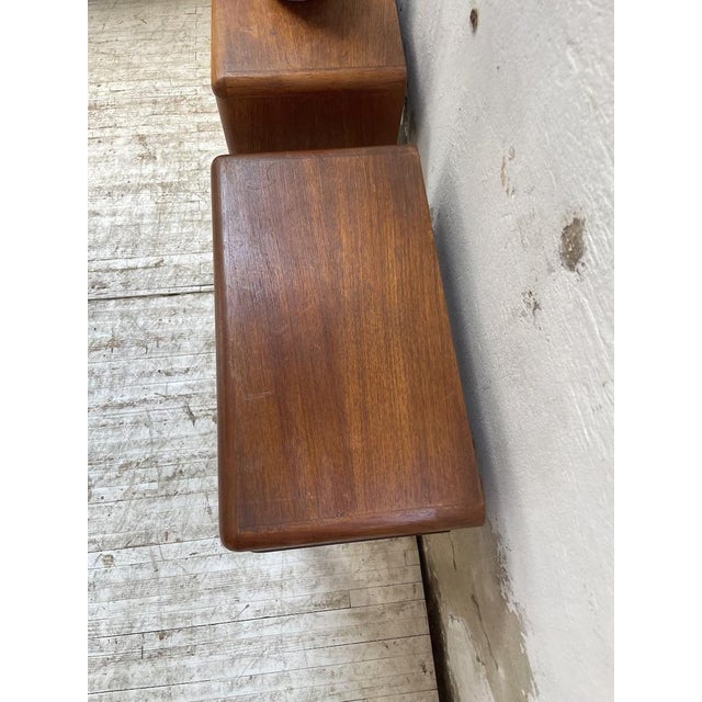 Scandinavian Teak Bedside Tables, 1960s, Set of 2 For Sale - Image 12 of 18