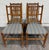 This is a beautiful full set of four vintage Colonial style dining chairs believed to be from the Stickley Fayetteville...