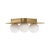 2020s Rhoads Triangular Flush Mount, Natural Brass For Sale - Image 5 of 7