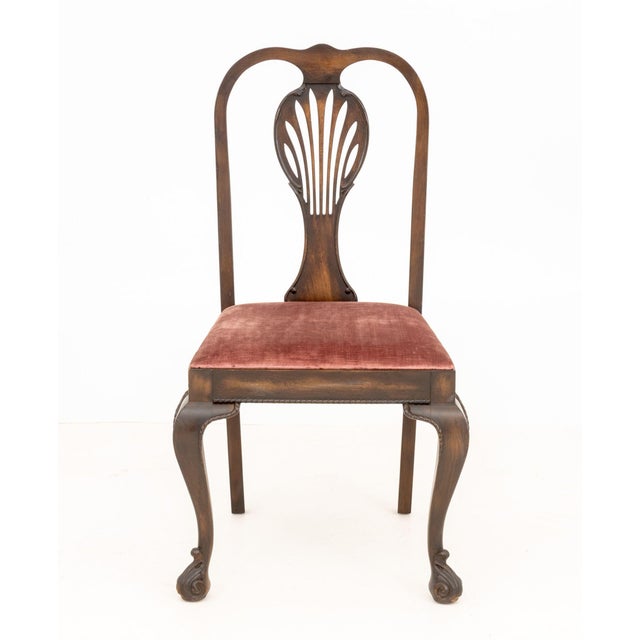 Chippendale Style Mahogany Dining Chairs, 6 For Sale - Image 11 of 18