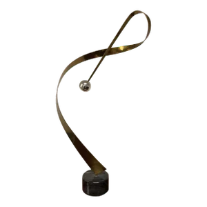 1970s Curtis Jere Modern Brass & Chrome Sculpture