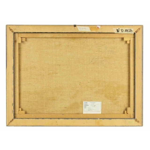 Sign abstractionism is an original contemporary artwork realized by Wang Keliang in 1995. Mixed media. Includes frame....