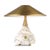 This sculptural mini table lamp combines style with convenient cordless function, featuring a softly tapered shade and...