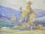 Alfred Hermann Schroff Oregon Autumn Mountain Landscape Watercolor Painting For Sale - Image 4 of 6