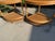 Wood Vintage Tall Palm Beach Coastal Woven Rattan Corner Étagères, Pair For Sale - Image 7 of 12
