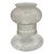 Glass Late 19th Century Victorian Two-Tone Frosted Wheel Cut Glass Oil Lamp Fluted Hurricane Shade For Sale - Image 7 of 8