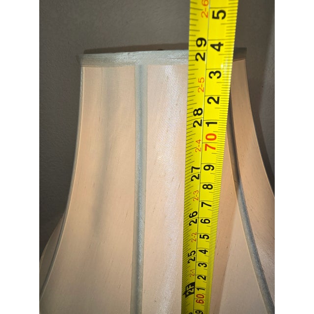 Vintage White Coin Dot Coin Dot Lamp For Sale - Image 12 of 13