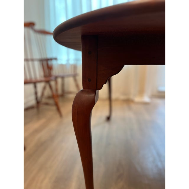 Lexington Bob Timberlake Cherry Queen Anne Dining Table Set For Sale In Orlando - Image 6 of 14
