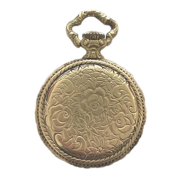 This pendent pocket watch is from the 1960's made in an antique style. Manual Swiss Movement it runs great & keeps good...