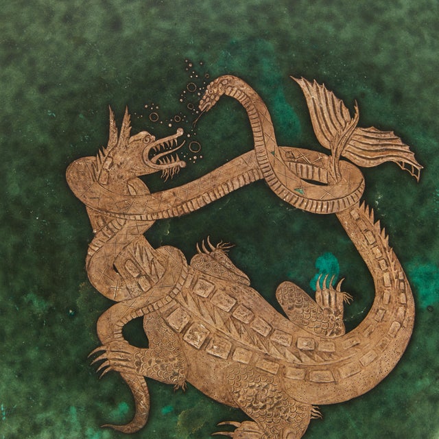 Mid-Century Modern Large Argenta Dish by Wilhelm Kåge for Gustavsberg, Sweden, 1950s For Sale - Image 3 of 4