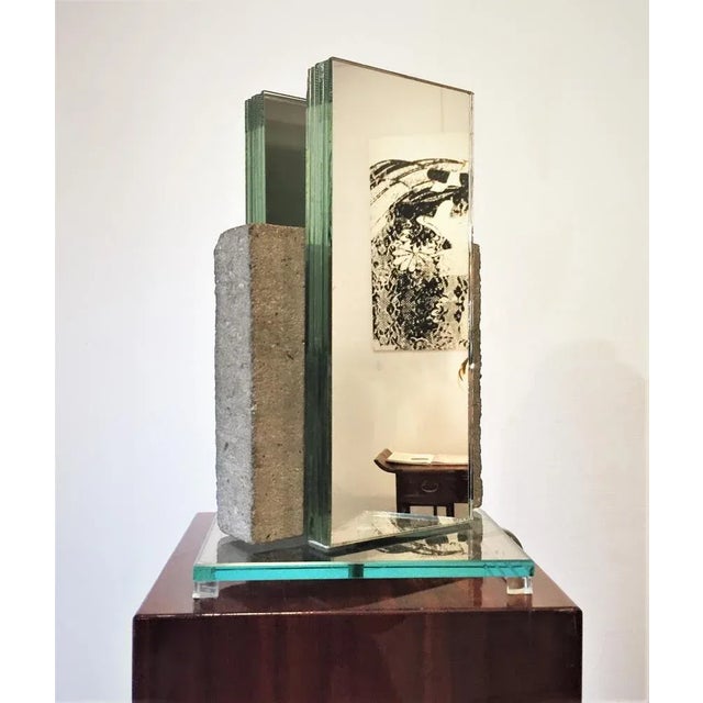 Mirror Table Lamp by Laurent Beyne, 1990s For Sale - Image 11 of 12