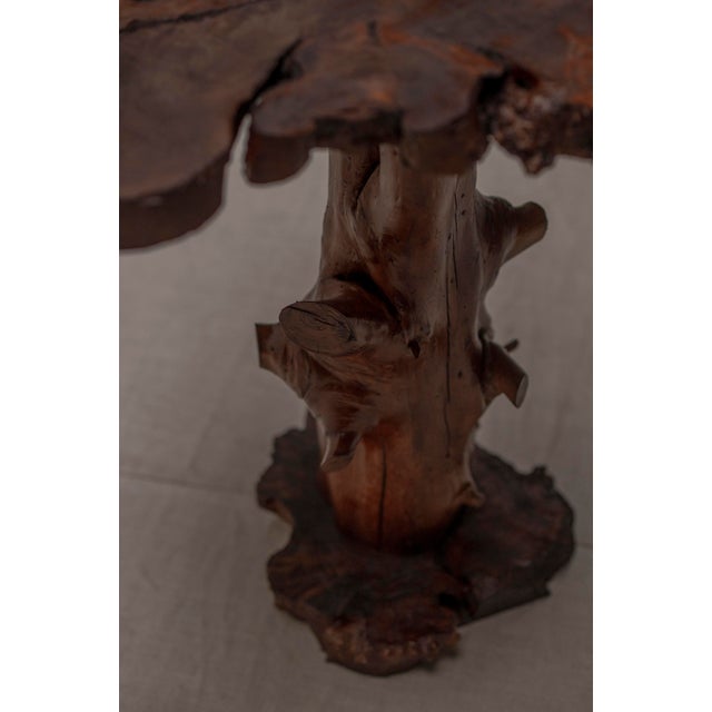 Wood French Artisanal Side Table, 1960. For Sale - Image 7 of 11