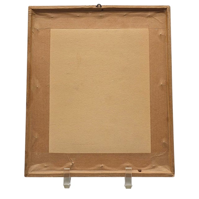 Pair of 1960s Moroccan Hand-Colored Prints Signed Kaloun | Desert Rider & Marrakesh Tower | Framed Mid-Century Global Décor For Sale - Image 10 of 10