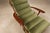 Mid-Century Modern Brazilian Modern Chaise Lounge in Caviúna and Moss-Olive Velvet by Pierre Weckx, 1950s For Sale - Image 3 of 18