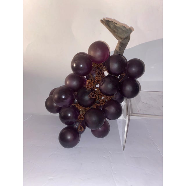 Mid 20th Century Lucite Grapes .Vintage Lucite Grape Cluster. Lucite Grape Cluster For Sale - Image 5 of 12