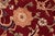 Shabby Chic Floral 1990's Pak-Persian Red/Blue Wool Rug - 6'1'' X 8'9'' For Sale In New York - Image 6 of 9