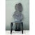1990s Vintage Robert Moore Cubist Figurative Steele Chair For Sale - Image 5 of 12