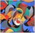 Late 20th Century Dancing Masks, Anatole Krasnyansky For Sale - Image 4 of 7