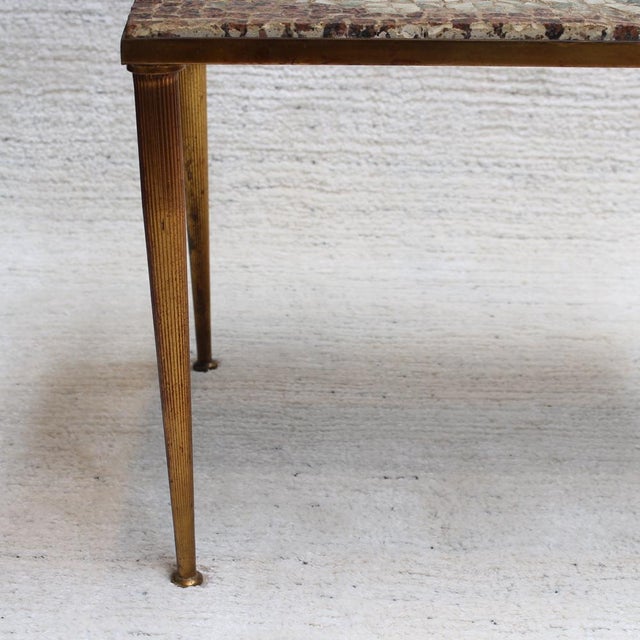 Vintage Low Table with Italian Style Mosaic Top, 1950s For Sale - Image 10 of 18