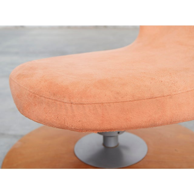 Metal Set of Vintage Peel Lounge Chair and Ottoman by Olav Eldøy for Stokke, 2000s For Sale - Image 7 of 17
