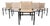Mastro Dining Chairs by Afra & Tobia Scarpa for Molteni, 1980s, Set of 6 For Sale