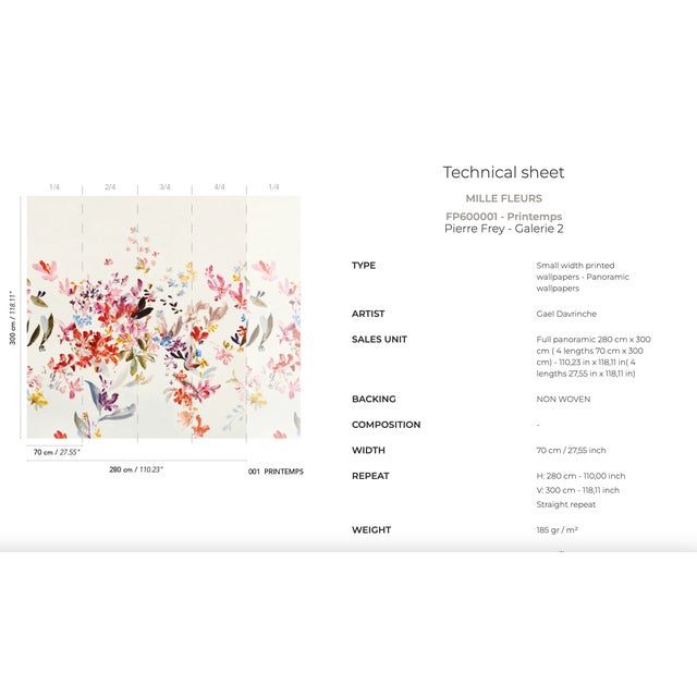 Pierre Frey. Gaël Davrinche paints his canvas on the ground, giving us a resolutely contemporary encounter of a thousand...
