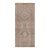 1940s Vintage Zayane Moroccan Kilim in White & Brown Tribal Patterns by Rug & Kilim For Sale