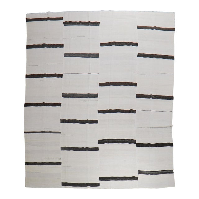20th Century Zabihi Collection Turkish Kilim - 10' x 12'9" For Sale