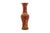 Antique Chinese Coral-Ground Gilt-Decorated Porcelain Vase. This traditional form of Asian decorative art features a...