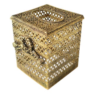 Tissue Box Cover Rope Tassel Design For Sale