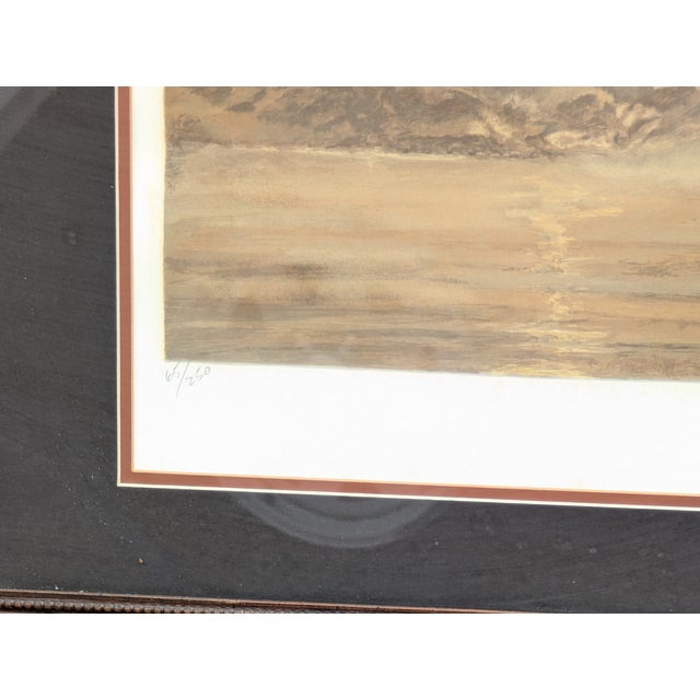 1980s "Liberty Ship" Original Serigraph by John Kelly, Signed #65/250 Framed For Sale - Image 4 of 7