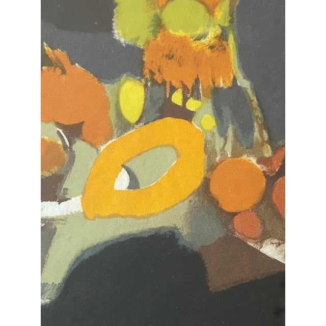 Albert Defossez, Abstract Composition, 1950s, Lithograph, Framed For Sale - Image 8 of 14