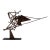 Modernist Abstract Welded Scrap Steel Sculpture For Sale