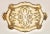 A stunning mid 20th century Italian Florentine Gold Gilded Tray with a lovely cream background. Excellent design and...