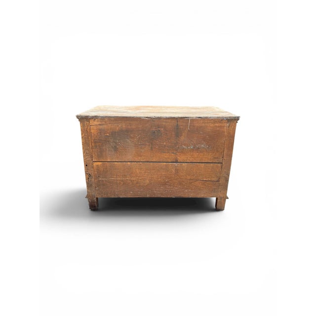 Antique White Late 18th/Early 19th Century French Carved Commode With Later Painted Finish For Sale - Image 8 of 8