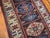 1890s Brown Geometric Tribal Antique Persian Kurdish Rug 3'5" X 8'3" Wool Handknotted Carpet For Sale - Image 4 of 6