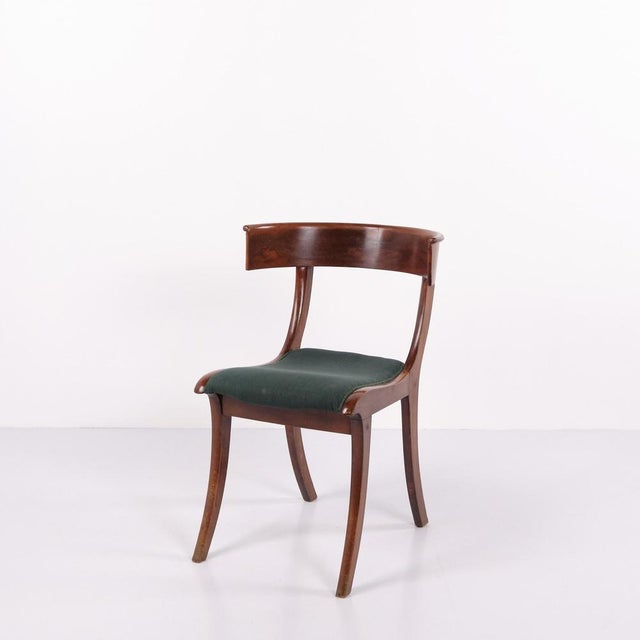 Rud Rasmussen Klismos Chairs by Edvard Thomsen for Rud. Rasmussen, 1930s, Set of 6 For Sale - Image 4 of 12