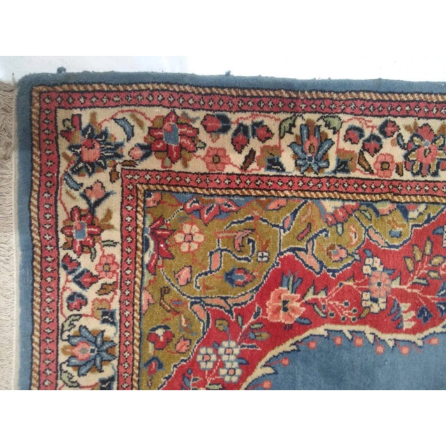 1970s Vintage Persian Sarouk Rug For Sale - Image 4 of 7