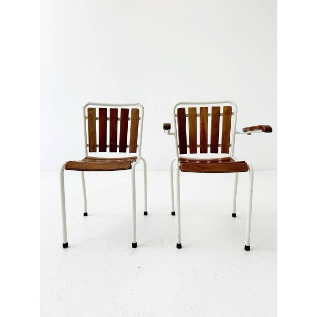 Vintage Bigla Garden Chairs from Bigla, 1940s, Set of 2 For Sale - Image 9 of 9