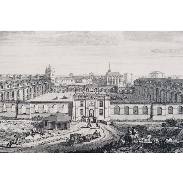 Jacques Rigaud (1680-1754) General View of the Royal Château of Vincennes Original engraving Published by the Chalcography...