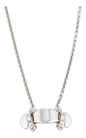 Louis Vuitton Stand by Me 18k White Gold Pendant Necklace