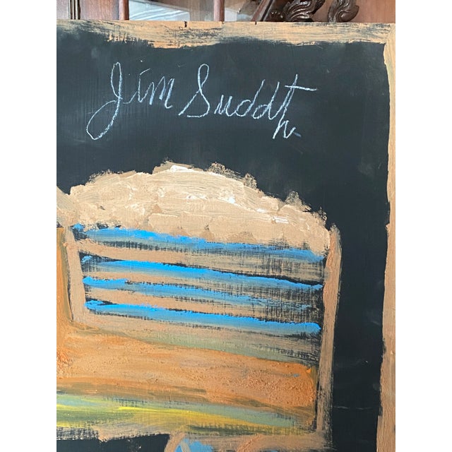 1990’s "Cotton Truck" Folk Art Painting by Jimmy Lee Sudduth For Sale - Image 11 of 13