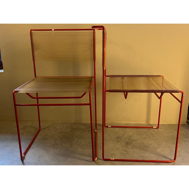 Vintage Italian Flyline Spaghetti Chairs by Giandomenico Belotti, Set of 2 For Sale - Image 14 of 14