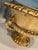 Mottahedeh Vintage Italian Gold Leaf Footed Urn Bowl With Blue Interior Signed & Numbered For Sale - Image 4 of 14