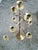 1920s Art Noveau Solid Brass Multi Tiered Candelabra W/ 9 Holders For Sale - Image 4 of 6