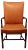 Cognac Leather Armchair from Fritz Hansen, 1944 For Sale