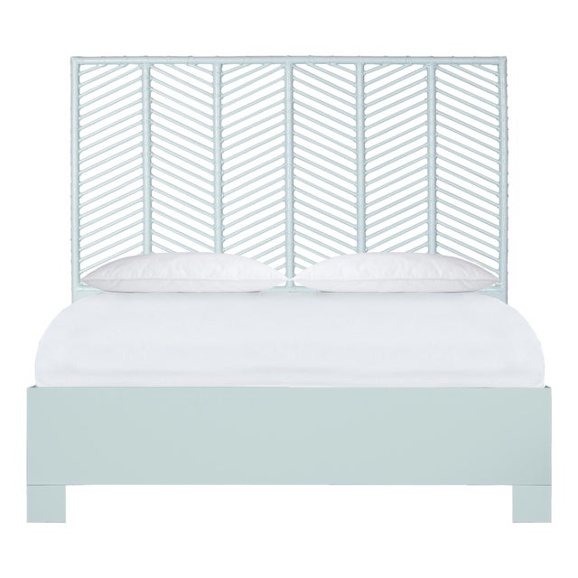 Liam Standard Bed Double - Light Blue For Sale